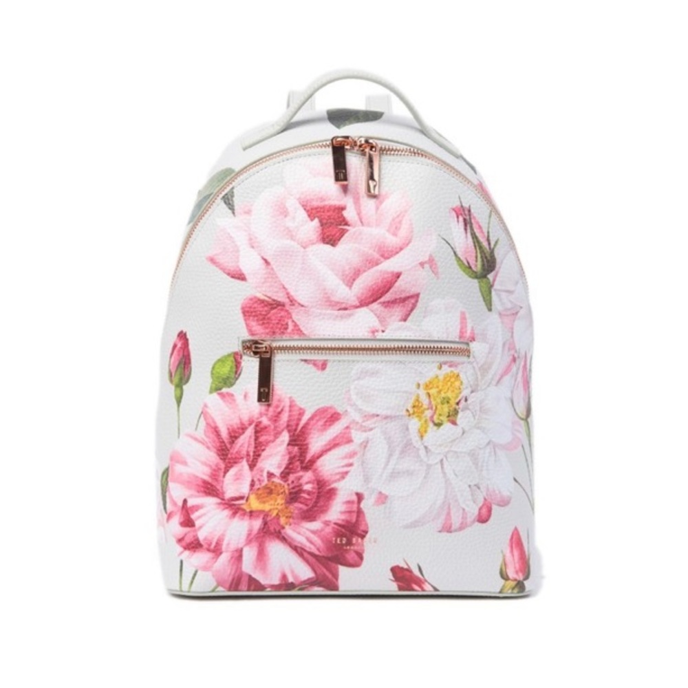Ted Baker Josiane Iguazu Rugsack Grey Leather Backpack